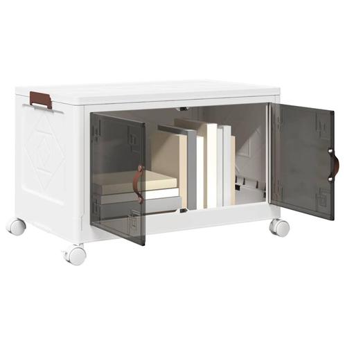 vidaXL Opbergbox stapelbaar met wielen 75 L 64x40x41 cm, Doe-het-zelf en Verbouw, Gereedschap | Overige machines, Nieuw, Verzenden