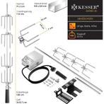 Roestvrijstalen grillspies - 107 cm - horizontale spies -, Verzenden, Nieuw