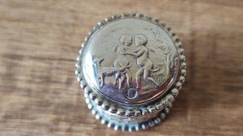 Loddereindoosje-1893-1e Gehalte zilver - Lodereindoosje -, Antiek en Kunst, Antiek | Goud en Zilver