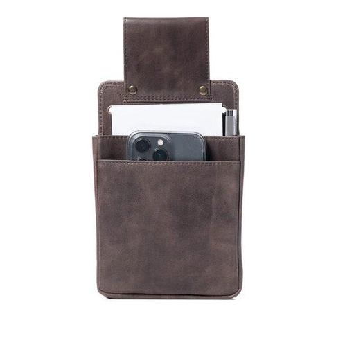 Iphone / Portemonnee holster - Bruin - LD-O912, Zakelijke goederen, Horeca | Overige, Verzenden