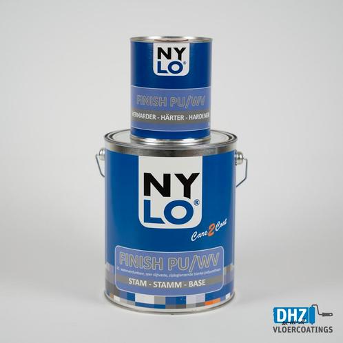 Nylo Finish PU/WV  -  transparante 2K vloercoating/betonverf, Doe-het-zelf en Verbouw, Verf, Beits en Lak, Lak, Overige kleuren