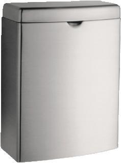 Afvalemmer | B 190 x D 95 x H 255 mm | 3,8 L | RVS, Zakelijke goederen, Horeca | Keukenapparatuur, Verzenden