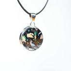 Ethiopisch opaal in pyriet Hanger / Cabochon / nieuw- 7.28 g