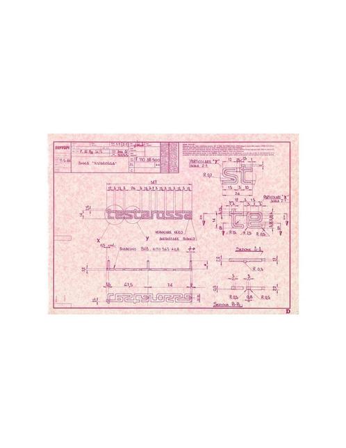 1984 FERRARI TESTAROSSA PERSMAP DUITS 324/84, Boeken, Auto's | Folders en Tijdschriften, Ferrari