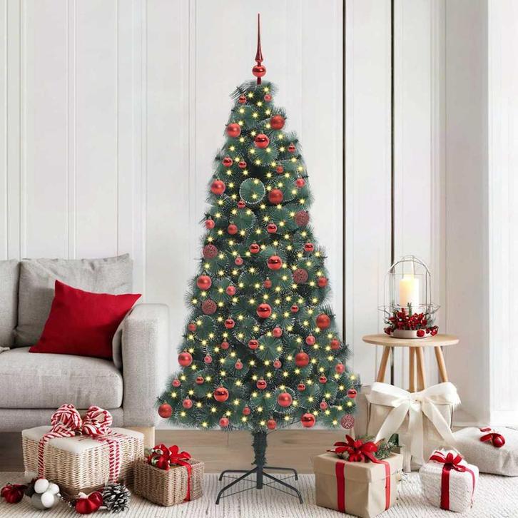 vidaXL Kunstmatig Voorverlicht Kerstboompje met Bal Set, Diversen, Kerst, Nieuw, Verzenden