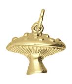 Gouden Paddenstoel met stippen kettinghanger, Sieraden, Tassen en Uiterlijk, Verzenden, Nieuw