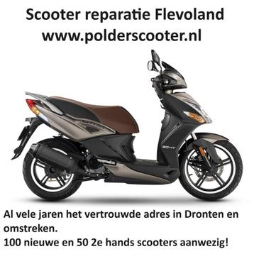 Scooter reparatie Flevoland en omstreken+ ophaal service!