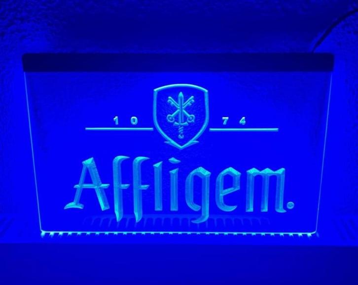 Affligem neon bord lamp LED verlichting reclame lichtbak *bl, Verzamelen, Merken en Reclamevoorwerpen, Nieuw, Verzenden