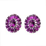 Zonder minimumprijs - Oorbellen Zilver, Verguld Amethist -, Nieuw