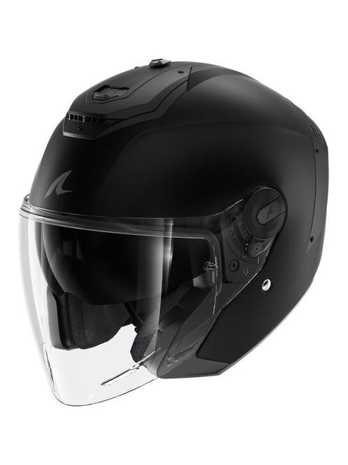 Shark RS Jet Blank - Mat Zwart, Motoren, Kleding | Motorhelmen, XL, Shark, Jethelm, Verzenden
