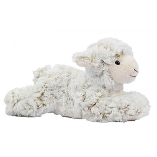Pluche schaap/lammetje knuffel liggend 22 cm - Knuffel sch.., Kinderen en Baby's, Speelgoed | Knuffels en Pluche, Verzenden