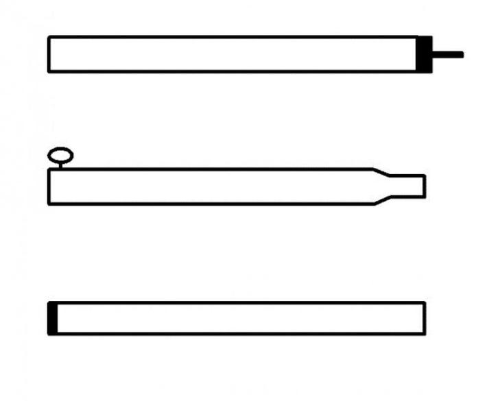 Campking tentstok 22/19 mm 180-250 cm Basic, Caravans en Kamperen, Tentaccessoires, Nieuw, Ophalen of Verzenden