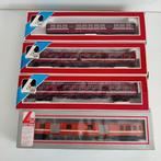 Lima H0 - 9132 - Modeltrein personenwagen (4) - 4x Belgische, Hobby en Vrije tijd, Modeltreinen | H0, Nieuw