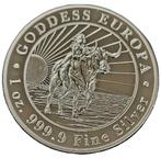 Chad Goddess Europe 1 oz 2023, Verzenden, Overige landen, Losse munt, Zilver