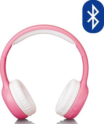 Lenco HPB-110PK - Vouwbare kinder Bluetooth hoofdtelefoon -