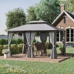 TRUUSK Paviljoen 3x4m Tuinpaviljoen Met 6 Zijpanelen Partyte, Verzenden, Nieuw