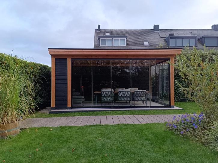 Maatwerk douglas overkappingen en verandas, Tuin en Terras, Overkappingen, Veranda, Nieuw