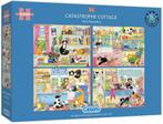 Catastrophe Cottage Puzzels (4 x 500 stukjes) | Gibsons -, Hobby en Vrije tijd, Denksport en Puzzels, Verzenden, Nieuw