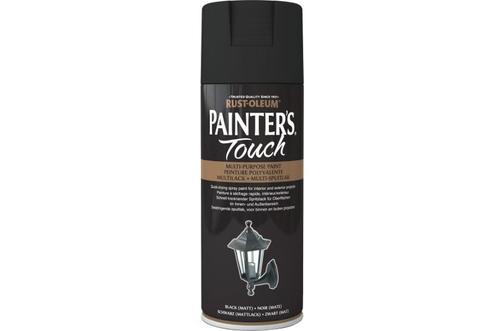 Rust oleum painters touch mat, 400 ml, zwart, spuitbus, Doe-het-zelf en Verbouw, Verf, Beits en Lak, Nieuw, Verzenden