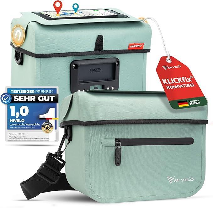 2dekans | MIVELO Stuurtas – 100% Waterdicht & Met, Fietsen en Brommers, Fietsaccessoires | Overige Fietsaccessoires, Zo goed als nieuw