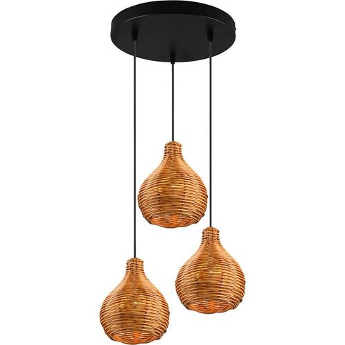 LED Hanglamp - Hangverlichting - Trion Sparko - E14 Fitting, Huis en Inrichting, Lampen | Hanglampen, Nieuw, Hout, Ophalen of Verzenden