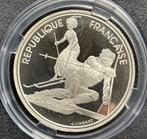 Frankrijk. 100 Francs 1990, 1992 Albertville Winter Olympics, Postzegels en Munten, Munten | Europa | Niet-Euromunten