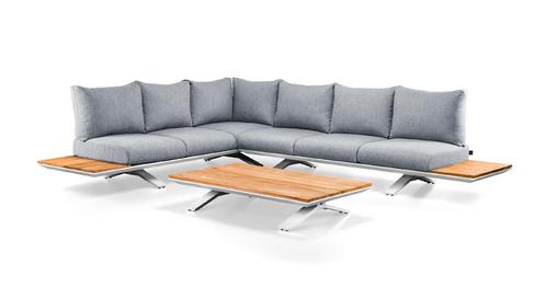 Suns Stockholm loungeset blended grey Southend matt white, Tuin en Terras, Tuinsets en Loungesets, Ophalen of Verzenden