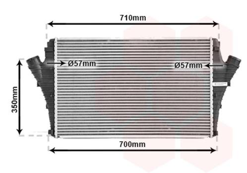 INTERCOOLER VOOR OPEL SIGNUM 2003-2005 12788019, Auto-onderdelen, Airco en Verwarming, Nieuw, Ophalen of Verzenden