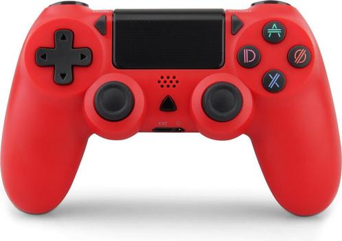 Draadloze Controller - Geschikt voor PS4 - Rood, Spelcomputers en Games, Spelcomputers | Overige Accessoires, Verzenden