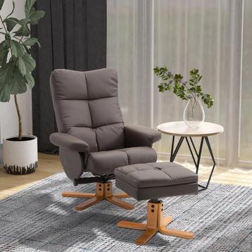 Relaxfauteuil - ComfortLuxe - Ligfunctie - Bruin beschikbaar voor biedingen