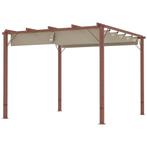 TRUUSK Pergola Ca. 3x3m Tuinpaviljoen Met Magnetisch Pad, Te, Verzenden, Nieuw