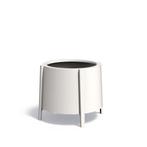 Aluminium bloempot Botan Ø80x75cm - Met bodem, Rond, Nieuw, Metaal, 60 tot 100 cm