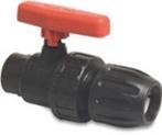 PP kogelkraan knel x binnendraad 50 mm x 1-1/2, Ophalen of Verzenden, Nieuw