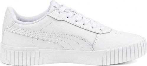PUMA Carina 2,0 - maat 37 - Dames Sneakers - Wit/Zilver, Kleding | Dames, Schoenen, Verzenden