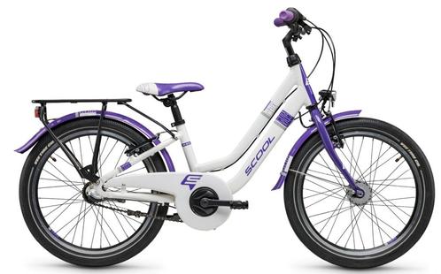 SCOOL chiX twin 20 wit-paars 3-Speed 6+, Fietsen en Brommers, Fietsen | Kinderfietsjes, Nieuw, Verzenden
