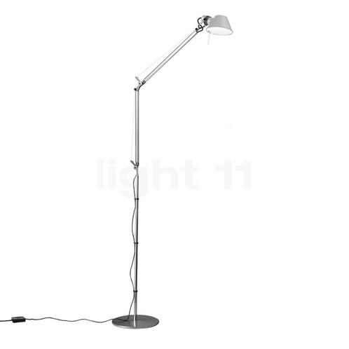Artemide Tolomeo Midi Terra LED, aluminium gepolijst en gean, Huis en Inrichting, Lampen | Vloerlampen, Nieuw, Verzenden