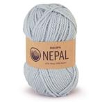 DROPS Nepal Uni Colour - 7120 lichtgrijs/groen - Wol Garen, Hobby en Vrije tijd, Breien en Haken, Ophalen of Verzenden, Nieuw