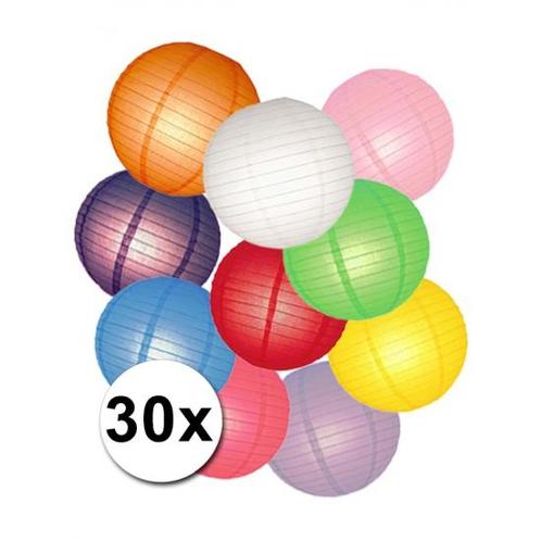 Pakket met gekleurde lampionnen - Lampionnen, Hobby en Vrije tijd, Feestartikelen, Verzenden