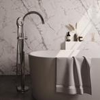 Badkraan Vrijstaand Brauer Chrome Carving met Handdouche, Ophalen of Verzenden, Nieuw, Chroom, Kraan