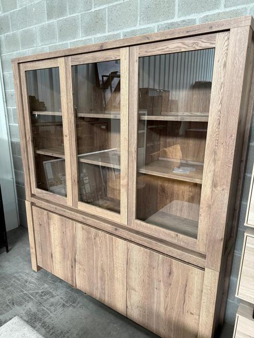 Corfu buffetkast, kleur barley, Huis en Inrichting, Kasten | Vitrinekasten, Nieuw, Glas, Overige materialen