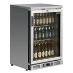Flessen koelkast met glazen deur | RVS | 92,5 x 60 x 54 cm, Verzenden, Nieuw in verpakking