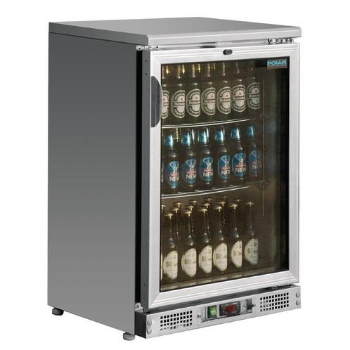 Flessen koelkast met glazen deur | RVS | 92,5 x 60 x 54 cm, Zakelijke goederen, Horeca | Keukenapparatuur, Verzenden