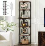 Industriële Hoekboekenkast – 5 Lagen Ladderkast Metaal, Huis en Inrichting, Kasten | Boekenkasten, Verzenden, Nieuw