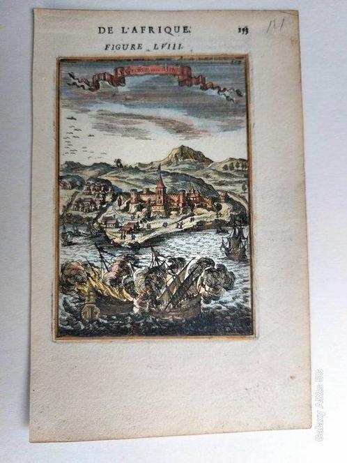 Afrika - Canarische eilanden, Ghana; Alain Manesson Mallet -, Boeken, Atlassen en Landkaarten