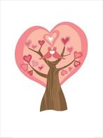 Kunstdruk Valentina Ramos - Tree of Love 60x80cm, Verzenden, Nieuw
