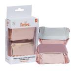 Mini Plumcake Bakvorm Rose Goud 80x50x32(h)mm 20 stuks, Verzenden, Nieuw
