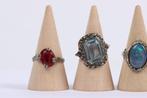 Zonder Minimumprijs - Ring Zilver - Art deco 4 ringen, Sieraden, Tassen en Uiterlijk, Ringen, Nieuw