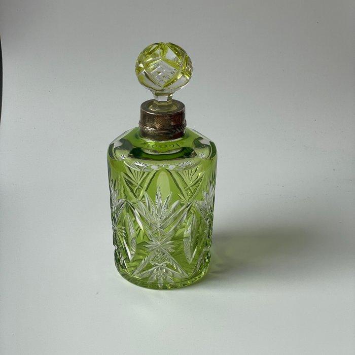 Baccarat - Parfumfles - .950 zilver - cristal overlay, Antiek en Kunst, Antiek | Glas en Kristal