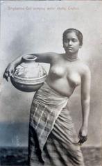 Ceylon - Prachtige verzameling etnisch naakt, talrijke, Verzamelen, Ansichtkaarten | Buitenland, Gelopen