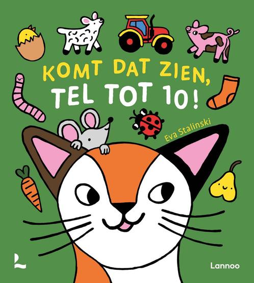 Boek: Komt dat zien, tel tot 10! - (als nieuw), Boeken, Kinderboeken | Baby's en Peuters, Zo goed als nieuw, Verzenden